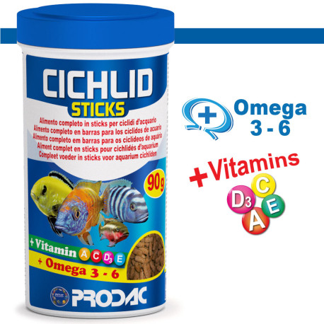 Prodac Cichlid Sticks 450 g