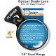 Flipper Visor Acuario Magnético 4" Negro Para Vidrio Y Acrílico Lupa
