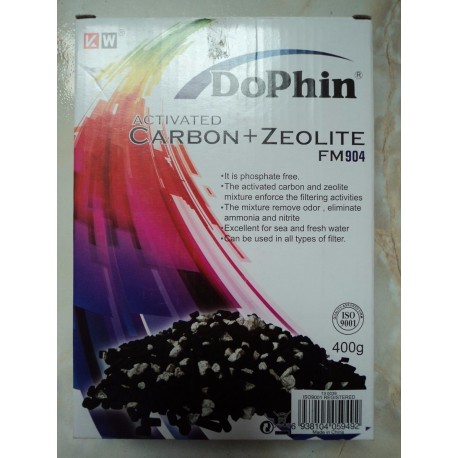 Carbón con Zeolita Dophin x 400 g