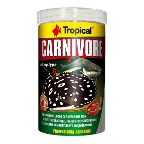Alimento Tropical Carnívoros x 300 g