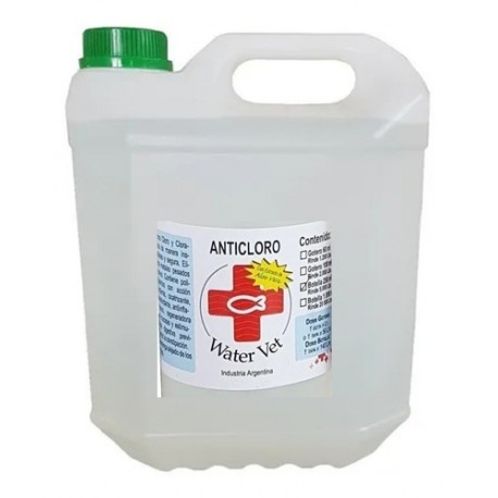 Water Vet Anticloro 5000 ml Elimina Cloro