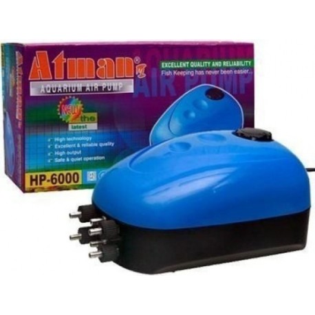 Aireador Atman HP-6000 Hidroponia Cultivo