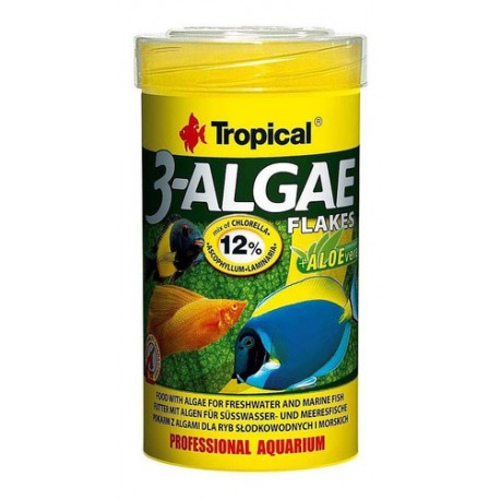 Alimento Tropical 3-Algae Flakes 20 g Herviboros