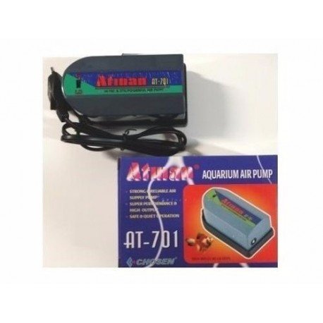Aireador Atman AT-701 1 Salida 2,5 L/M Hidroponia Cultivo