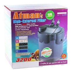 Filtro Atman Botellon UF-3200 UV 5w con UV