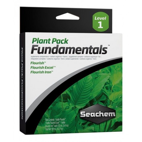 Seachem  Fundamentals Flourish x pack -Plantados-