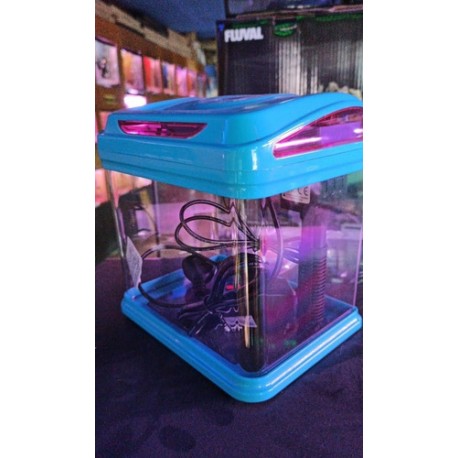 Acuario Sobo Mini AA-190 Celeste   4 Litros