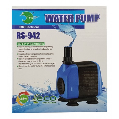 Bomba RS 942 Estanques Hidroponia 1000 L/H