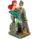 Adorno Sirenita Ariel con Estatua de Eric 6,8 cm  LMR 71