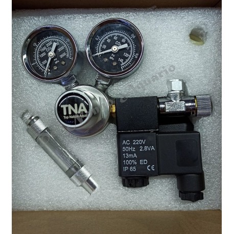 TNA Valvula CO2 con Cuenta Burbujas