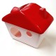 Kit Elpe Rojo Casita + Bebedero + Rueda ejercicio Chica