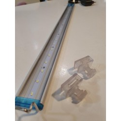 Iluminador Aqua Zonic EVO Slim Led 60 cm  Blanco Doble