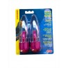 Living World Comedero + Bebedero Vertical 81600 Violeta
