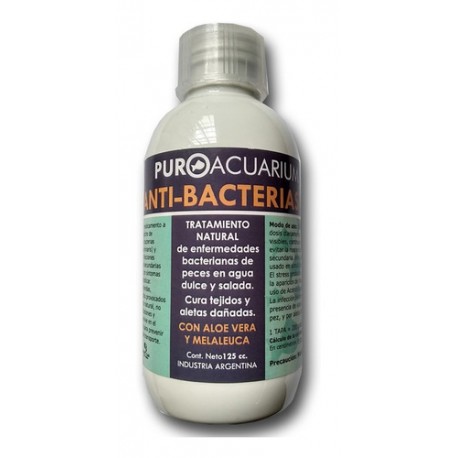 Puro Aquarium Medicamento Anti-Bacterias x 125 ml