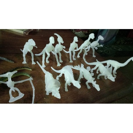 AM-32 Dinosaurios Color Fluo x 6