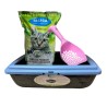 Combo Litera Juliet + Palita Catit Rosa + Silica Lazycat