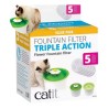 Catit Fuente Repuesto Triple Accion x 5 43746 1 Caja