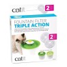 Catit Fuente Repuesto Triple Accion x 2 43745