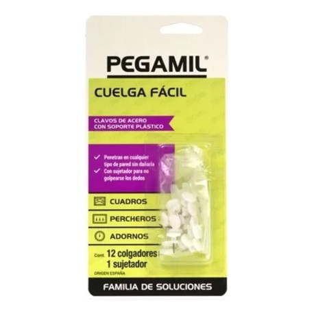 Pegamil Cuelga Facil 12u