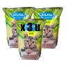LazyCat Silica 3,8 kilos x 3u Piedritas Sanitarias Gatos