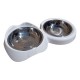 Catit Pixi Bowl Blanco Doble 43875