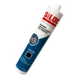Silicona Siloc 280 G Negra Acetica