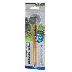 Termometro Aquael Vidrio Amarillo T8