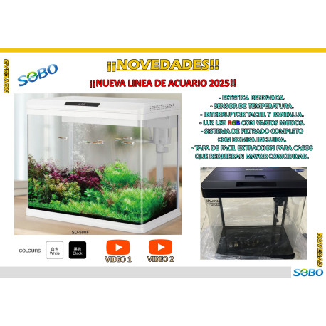 Acuario Sobo SD-380F 28 L 39/27/37