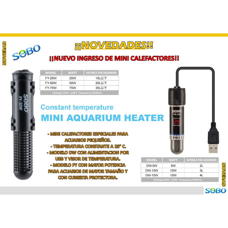 Calefactor Sobo DW-5 W