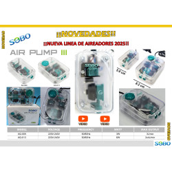 Aireador Sobo AQ-009 3 W 3 L/M