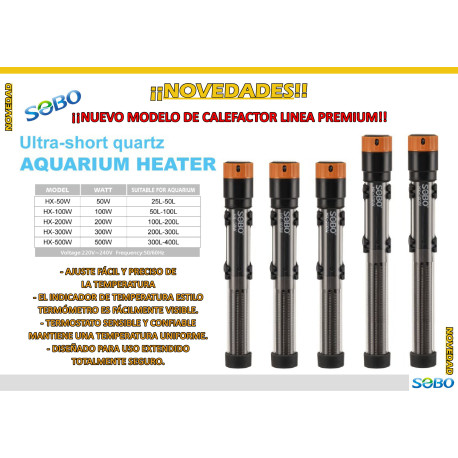 Calefactor Sobo HX-100 W 50/100 L