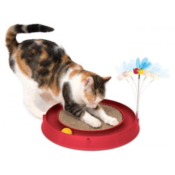 Catit Play 3 en 1 Circuit Ball Toy  Rojo 43000