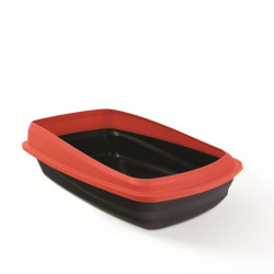 Cat Love Litera Borde Rojo Large 36624