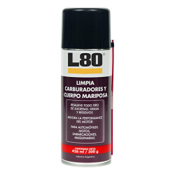 sILOC w80 Limpia Carburadores y Cuerpo Mariposa 426ml/300g