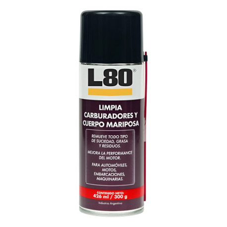 sILOC w80 Limpia Carburadores y Cuerpo Mariposa 426ml/300g