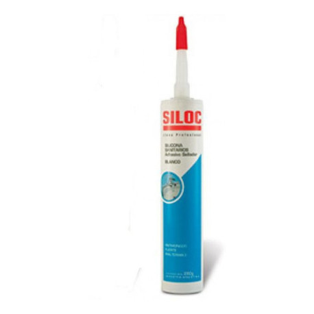 Siloc Silicona Sanitarios Antihongos 280 g Blanco