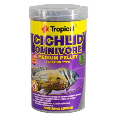 Tropical Cichlid Omnivore 180 g Medium