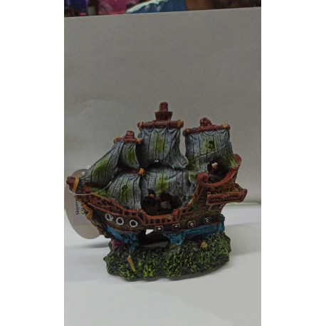 CH-22009 Naufragio Galeon Pirata 15X6X14