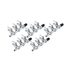 Aqua Clean Canilla Regulador de Aire Metalico Triple x 5 Pack
