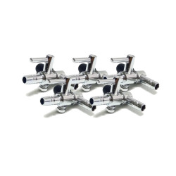 Aqua Clean Canilla Regulador de Aire Metalico Simple x 5 Pack