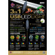 Iluminador UP 3 en 1 F36 Barra 30-60 cm Freshwater