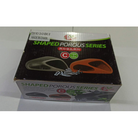 Crab Aqua Cueva Triangular para Plecos 15-11-6 cm