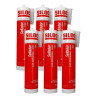 Siloc Sellador Juntas Rojo Altas Temperaturas 280 g 6 Unidades