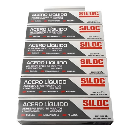 Siloc Acero Liquido 57 g x 6 u