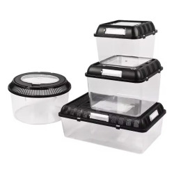 Faunario Rectangular 42-16-27 cm Alimentador Lateral  COV-M42