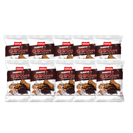 Golocan 630 Huesitos Chips Carne 120 g x 10