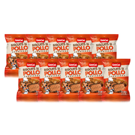 Golocan 610 Biscuits de Pollo 120 g x 10