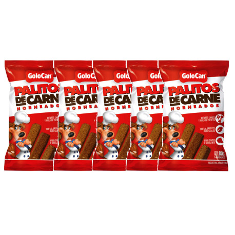 Golocan 420 Palitos de Carne 80 g x 5