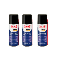 Siloc W80 Lubricante para Cadenas 225 ml/170g x 3