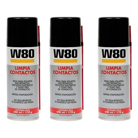 Siloc L80 Limpia Contactos 240 ml x 3